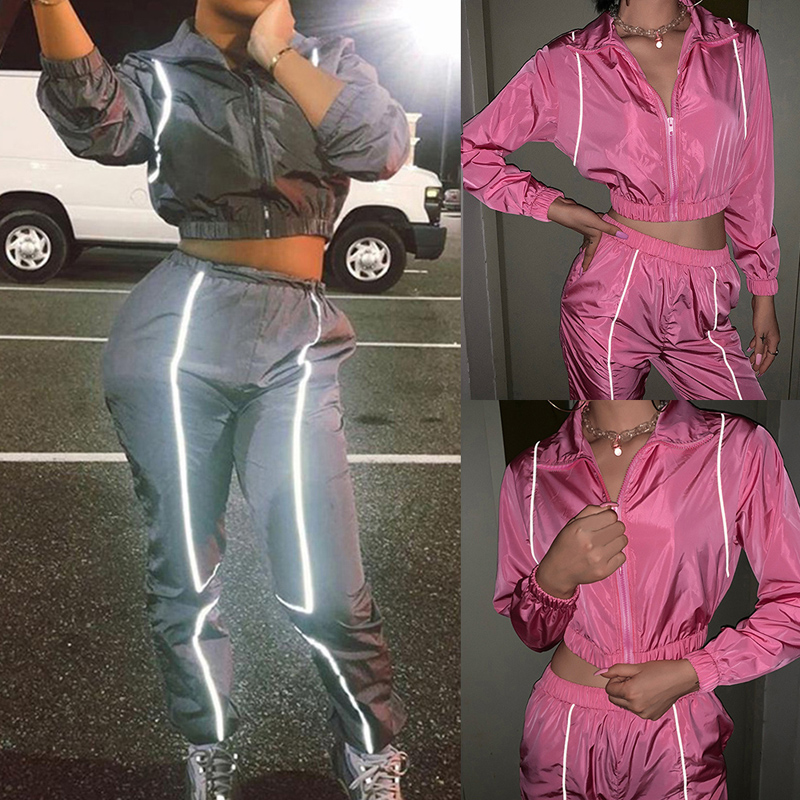 reflective jogging suit