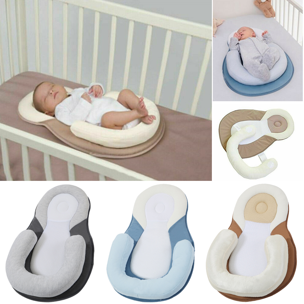 Infant Baby Newborn Pillow Cushion Prevent Flat Head Sleep Nest