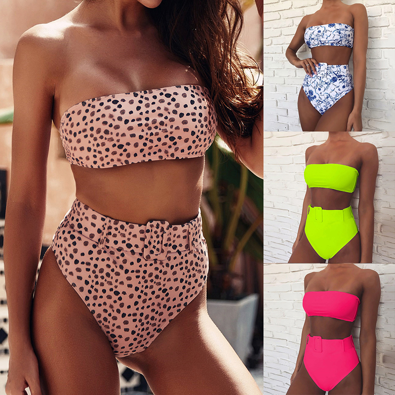 bandeau tube top bathing suit