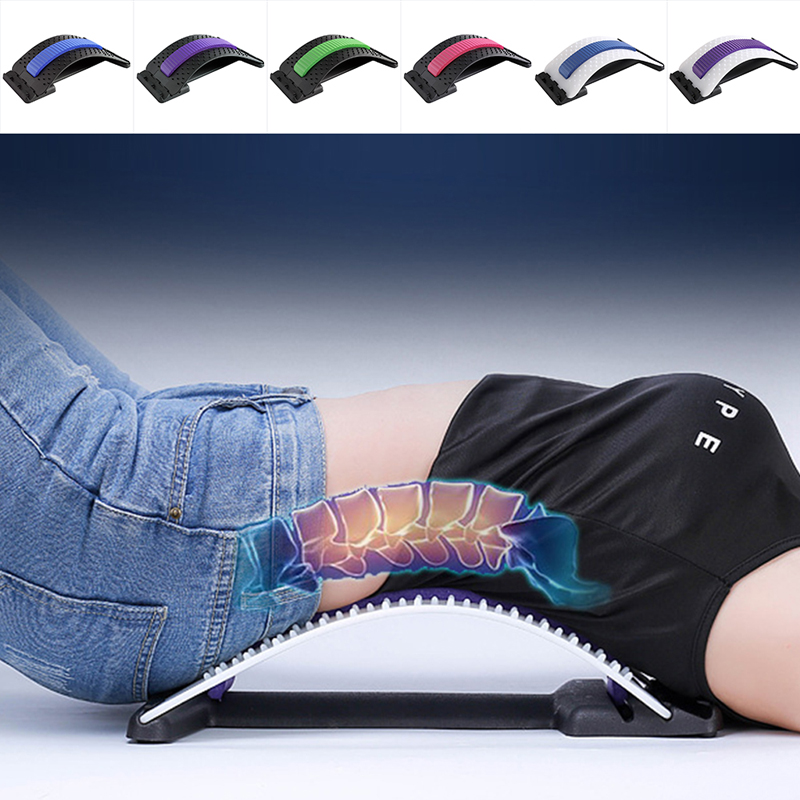 Back Stretch Device Massager Pain Stretching Relaxing Lumbar Traction 95 US (*) eBay