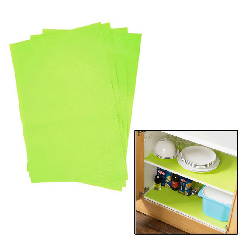 4 pièces Réfrigérateur Frigo Antisalissure Antibactérien Tapis Coussin Coussinet