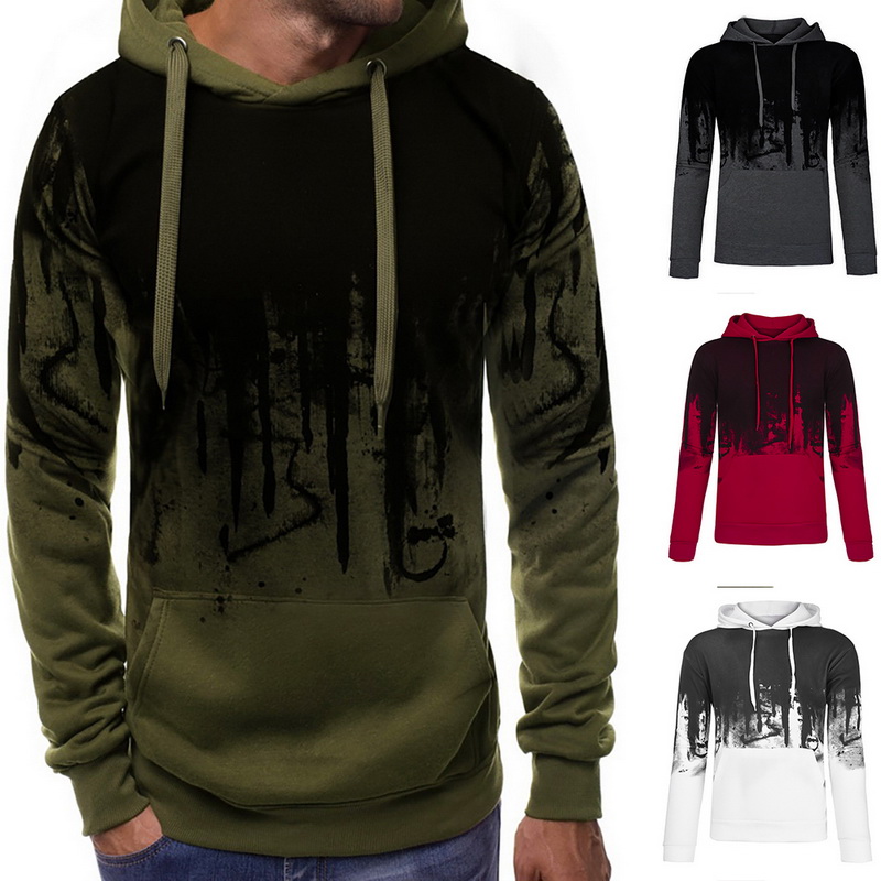 Männer Hoodies Druck Sweatshirt Hip Hop Herbst Winter Hoodie Pullover Baumwolle