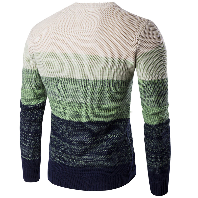 Men Casual Round Neck Stylish Knit Sweater Pullover Knitwear Jumper Coat Tops