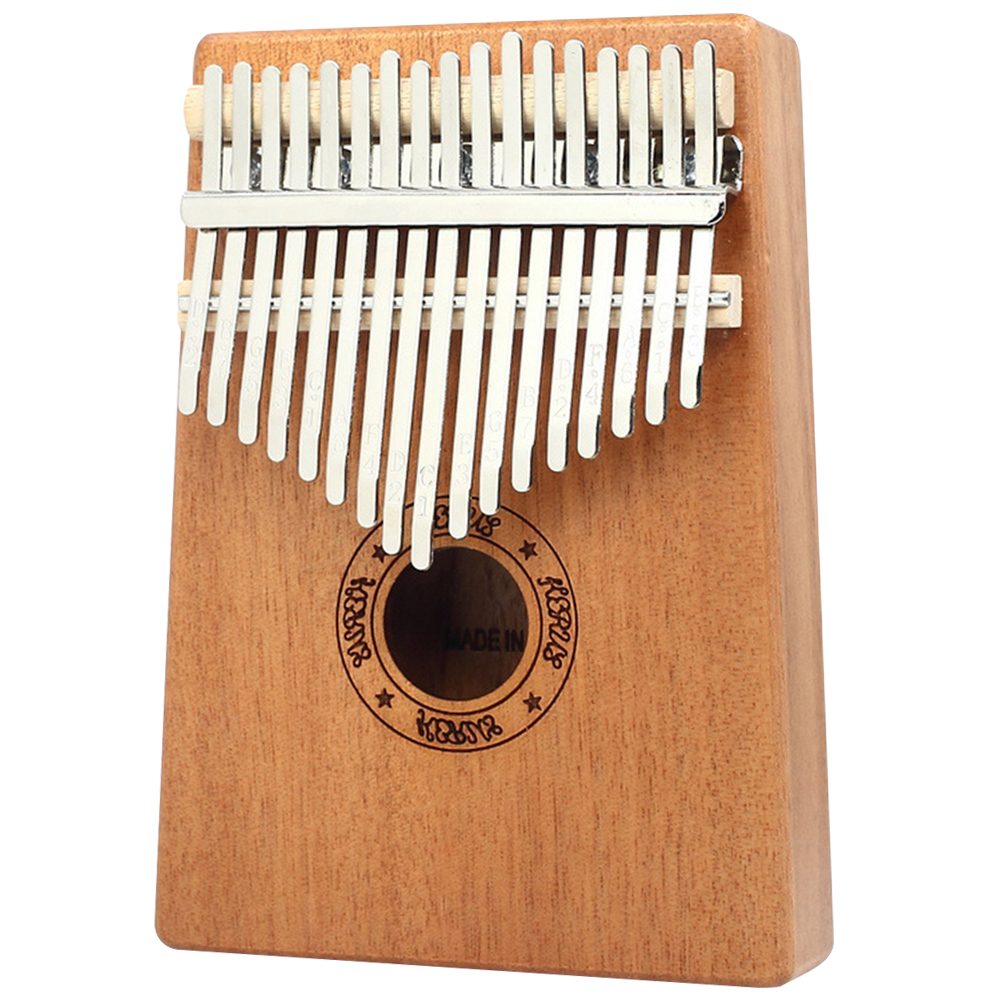 17 Key Kalimba Thumb Piano Mbira Music Keyboard Wood Mahogany Finger 