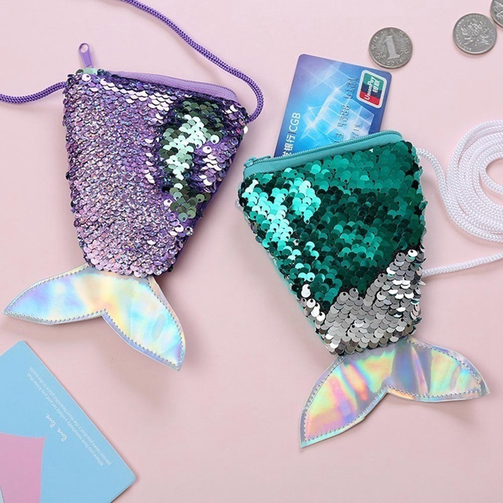 US Girls Lady Sparkling Dazzling Purse Party Bags Glitter Sequins Bag Kids Coin