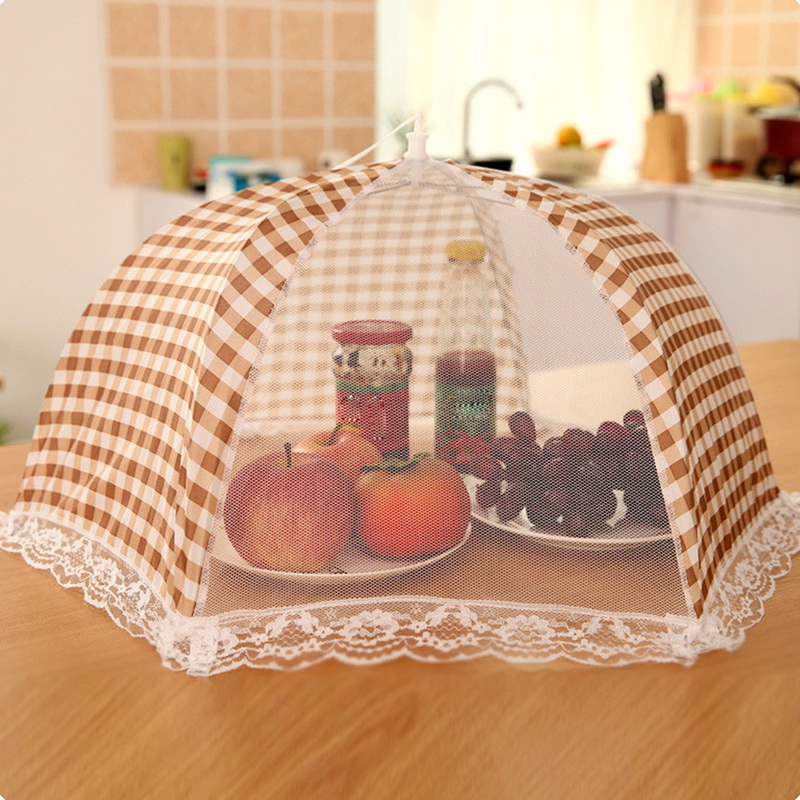 1x-Up Food Cover Tents Mesh Umbrella Picnic Party Folding D Kitchen Tent A7Q0