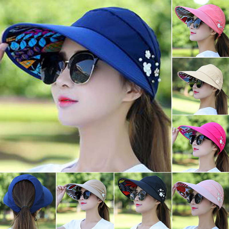 foldable sun visor hat