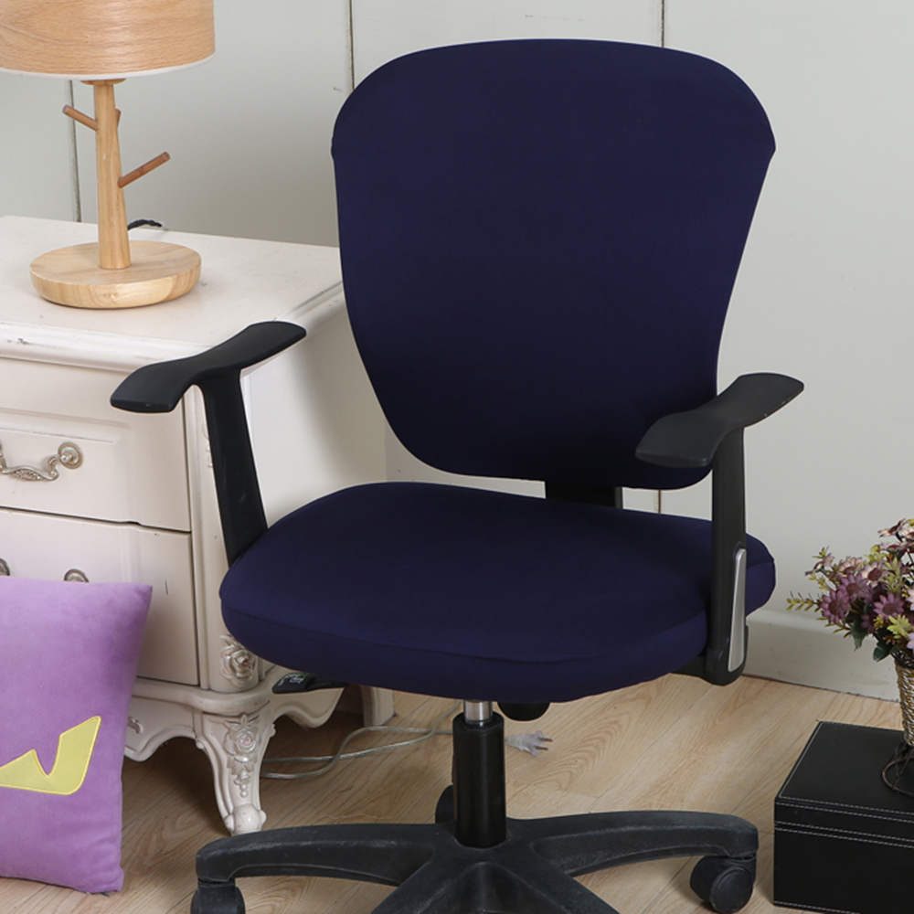Swivel Computer Chair Cover Stretch Armchair Remove Slipcover Seat