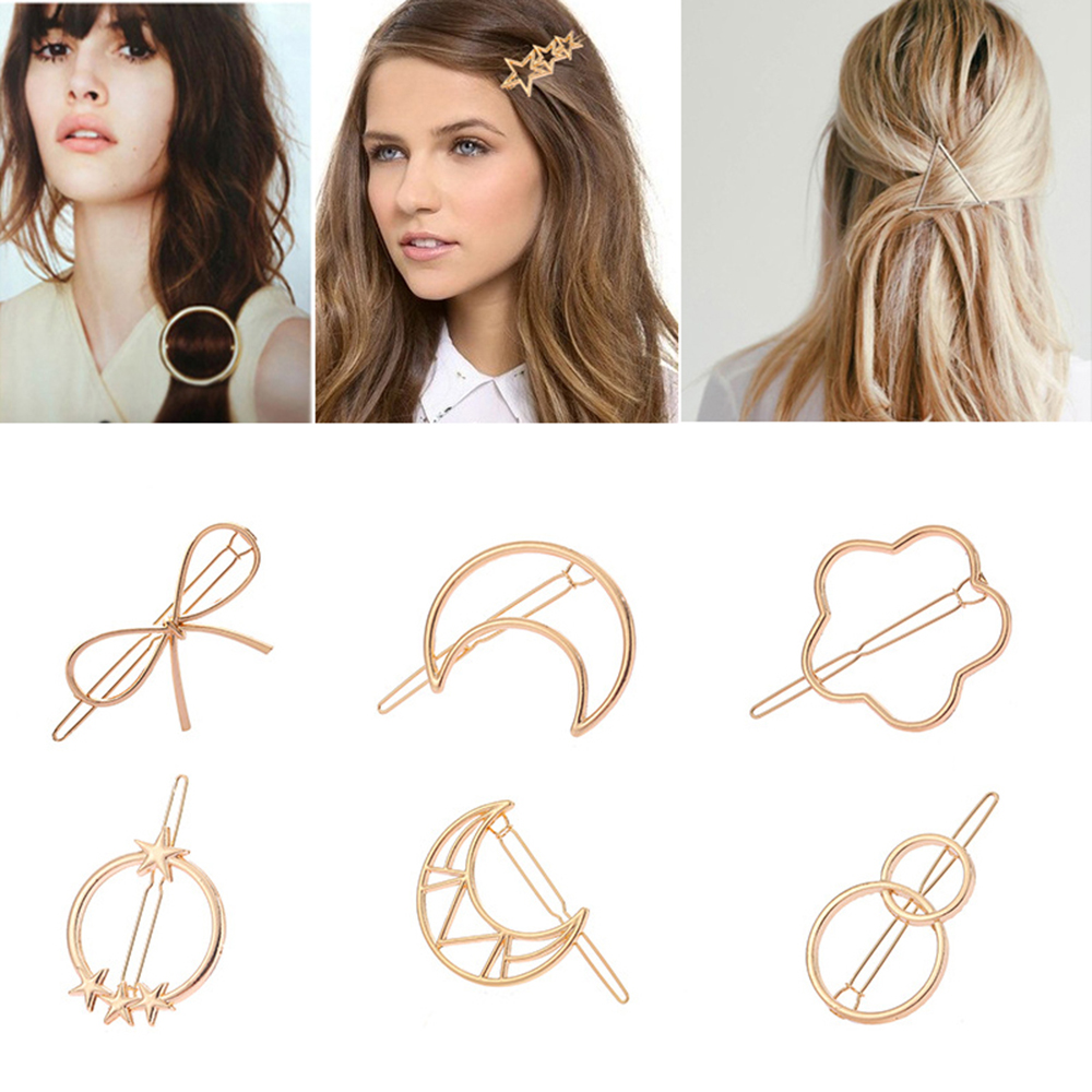 geometric hair pin