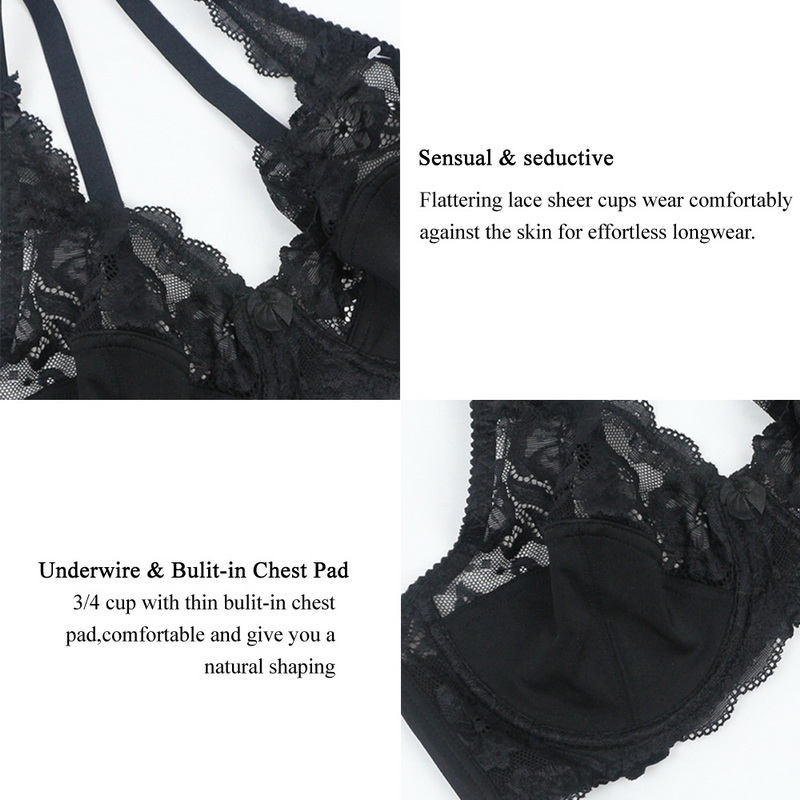 Womens Push Up Bustier Bra Bra Lace Sexy Lingerie Underwear P D Ebay