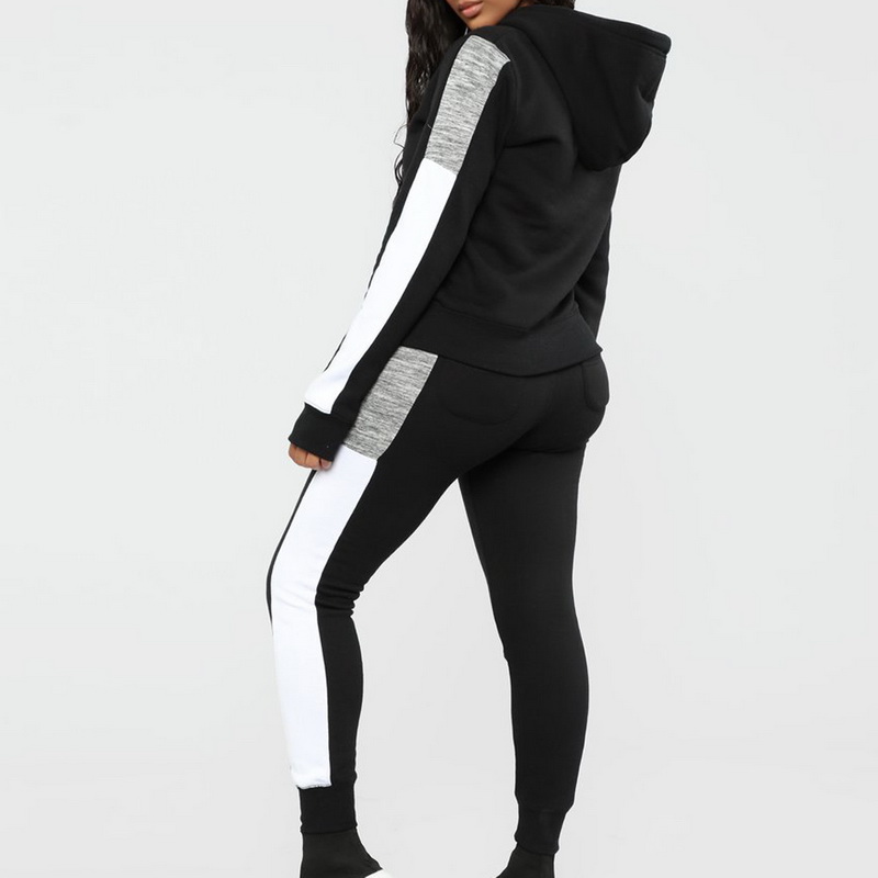 2tlg Damen Trainingsanzug Jogging Hose Pullover Set Sportkleidung Hausanzug