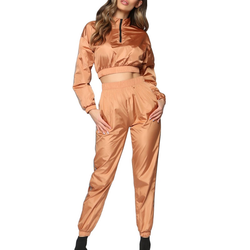 2tlg Damen Trainingsanzug Jogging Hose Pullover Set Sportkleidung Hausanzug