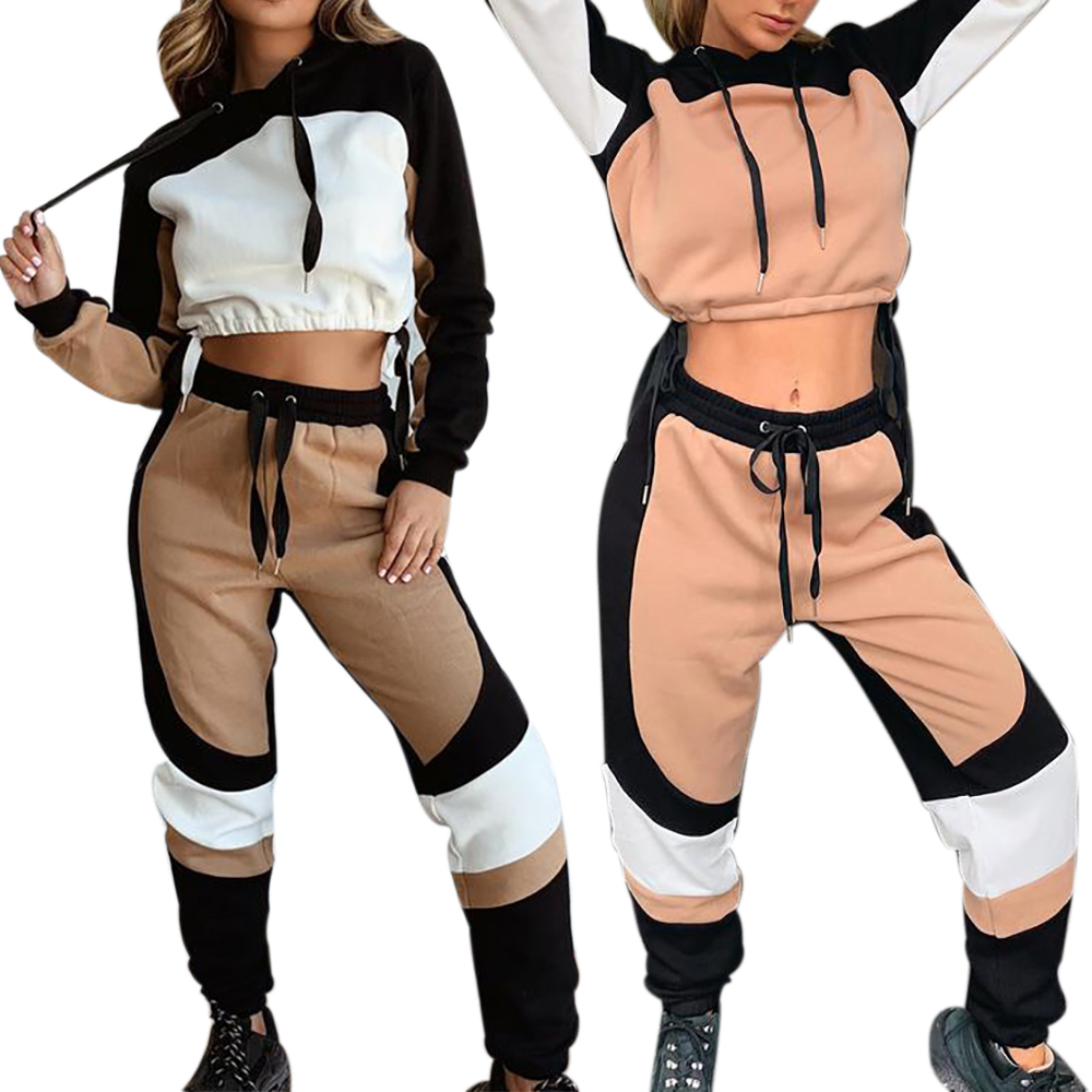 Damen Trainingsanzug Jogginganzug Sportanzug Sport Anzug Tracksuit Pullover Hose